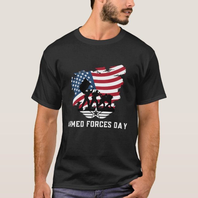 T-shirt Jour des forces armées (Devant)
