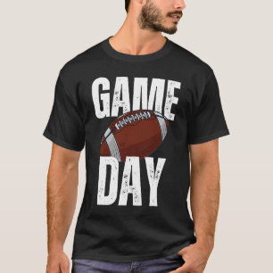 T-shirt Jour des hommes Football Imaginaire Rugby Ball Soc