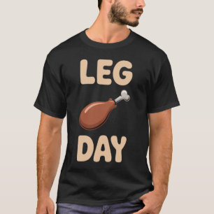 T-shirt Jour des jambes - Festin de Thanksgiving et humour