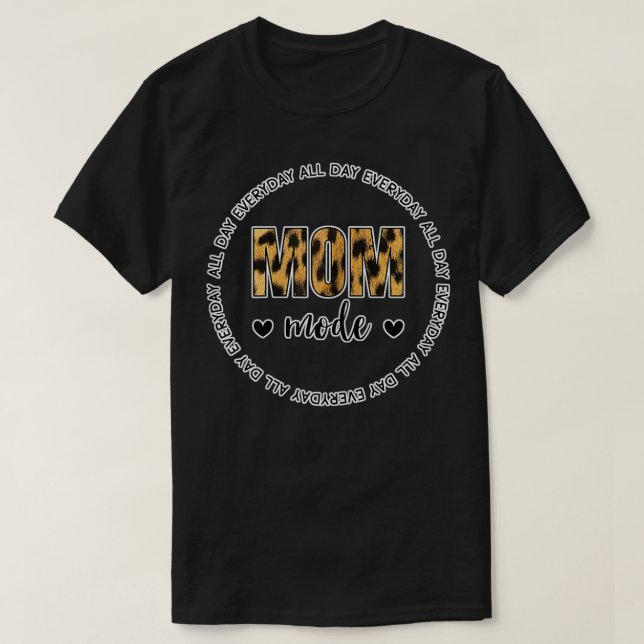 T-shirt Jour des mères adolescentes pour maman maman maman (Design devant)