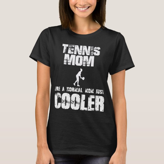 T-shirt Jour des mères de Tennis Joueur de tennis Ball (Devant)