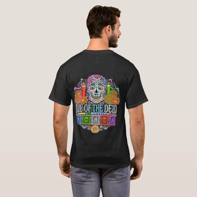 T-shirt Jour des morts 2 - Voir avant (Dos entier)