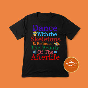 T-shirt Jour Des Morts Chemise T-Halloween Catrina