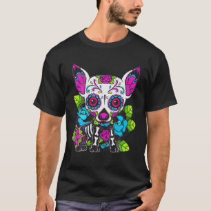T-shirt Jour Des Morts Chihuahua, Le Sucre De Chihuahua Dé