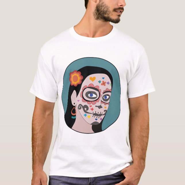 T-shirt Jour des morts de Día de Los Muertos (Devant)