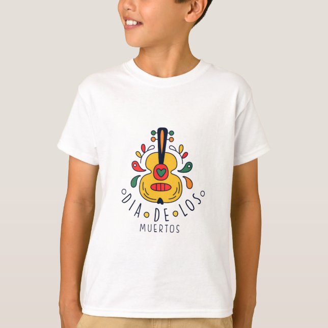 T-shirt Jour des morts - : Dia De Los Muertos Design (Devant)