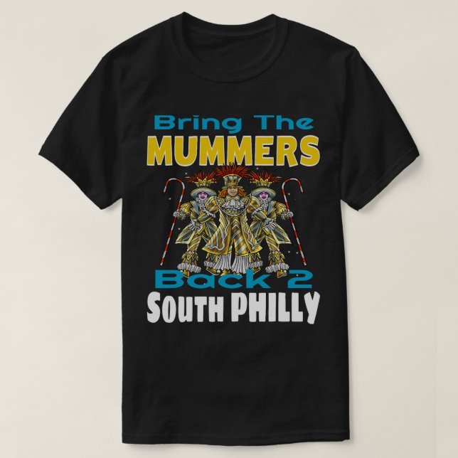 T-shirt Jour des Mummers Nouvel An Chemise de Jour Drôle D (Design devant)