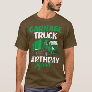 T-shirt Jour des ordures Collecte des ordures Camion Birth