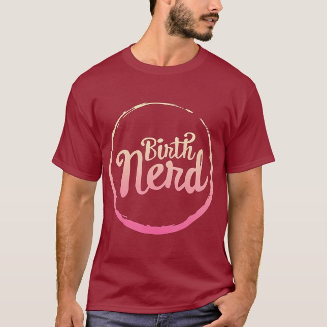 T-shirt Jour des sages-femmes Doula Naissance Nerd de la s (Devant)