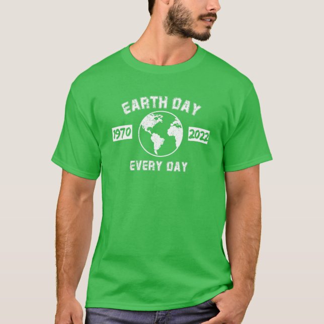 T-shirt Jour des terres 2022 52E Anniversaire 1970-2022 22 (Devant)