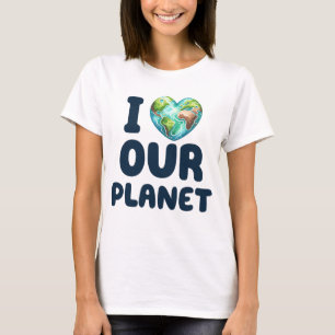 T-shirt Jour des terres 22 Avril Recycle Sauver L'Environn