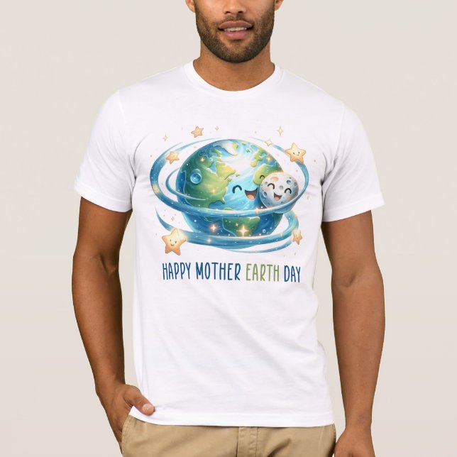 T-shirt Jour des terres 22 Avril Recycle Sauver L'Environn (Devant)