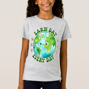 T-Shirt Jour des terres 22 Avril Recycle Sauver L'Environn