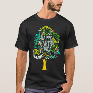 T-shirt Jour des terres Arbre Sauvegarder la Terre Inspira