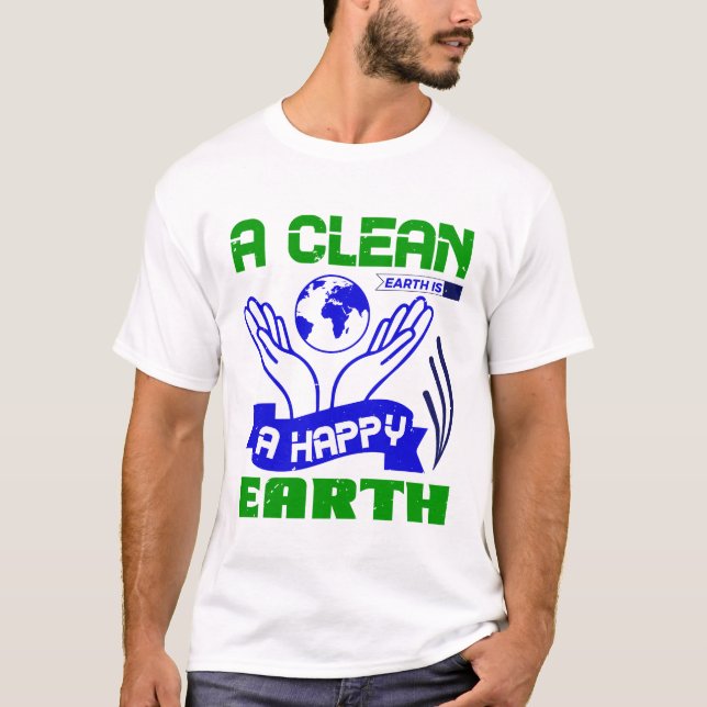 T-shirt jour des terres citation Chemt (Devant)