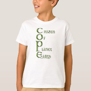 T-shirt JOUR DES TERRES Citoyen de la planète Terre COPE E