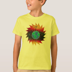 T-shirt Jour des terres ~ Coucher de soleil
