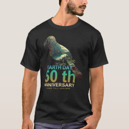 T-shirt Jour des terres de perroquet 50e anniversaire Cade
