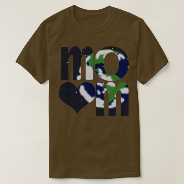 T-shirt Jour des terres Eco Maman Amour (Design devant)
