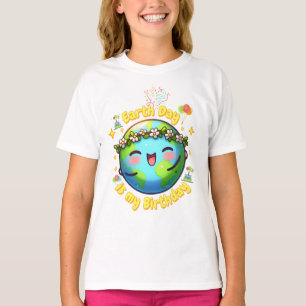 T-shirt Jour des terres est mon anniversaire Né le 22 avri