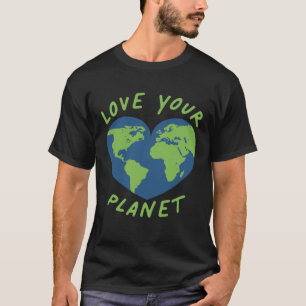 T-shirt Jour des terres Love Your Planet Environmental Pul