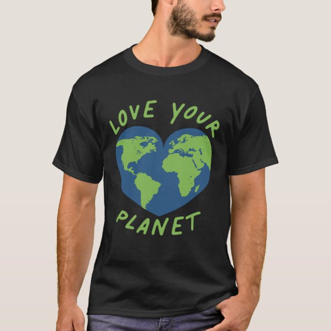 T-shirt Jour des terres Love Your Planet Environmental Pul (Devant)