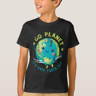 T-shirt Jour des terres mignon