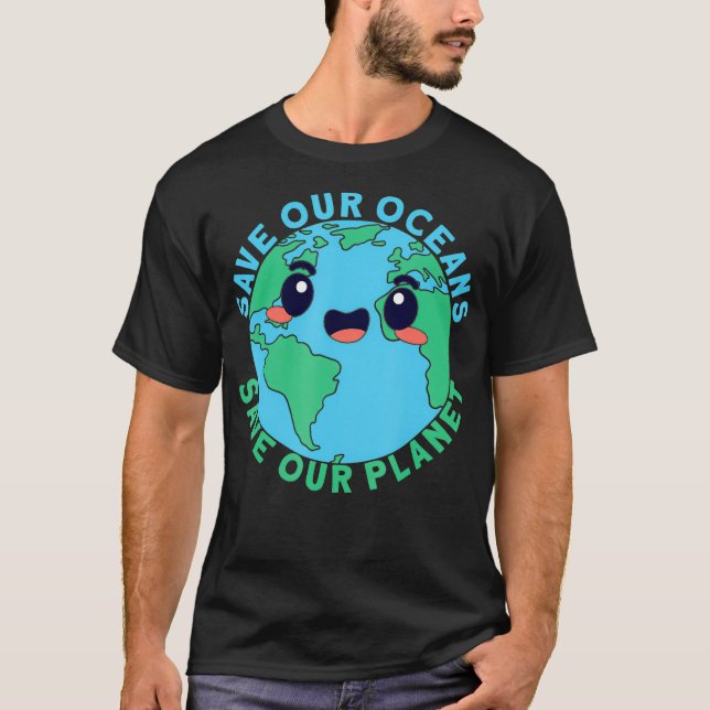 T-shirt Jour des terres mondial Sauvez notre planète Jour  (Devant)