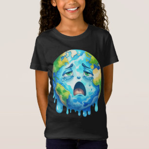 T-Shirt Jour des terres Réchauffement climatique de la pla