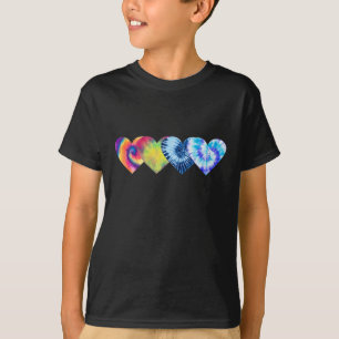 T-shirt  Jour des Valentines des Coeurs de Teinture Cute