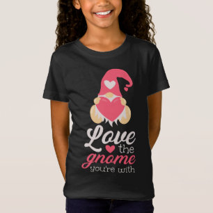 T-Shirt Jour des Valentines mignonnes Gnomes Aimer le Gnom