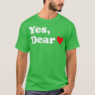T-shirt Jour des Valentines Oui, Cher Coeur Amusant Mari F