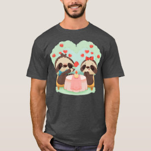 T-shirt Jour des valentines paresseuses
