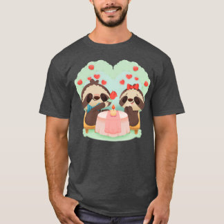 T-shirt Jour des valentines paresseuses