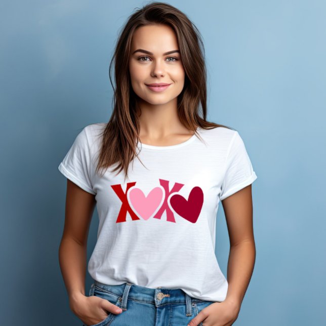 T-shirt Jour des Valentines "XOXO" (Créateur téléchargé)