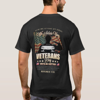 T-shirt Jour des vétérans de l'ANCA Petaluma Vélos en Vett