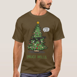 T-shirt Jour d'Halloween de Spruce Willis Thanksgiving Chr