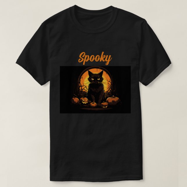 T-shirt jour d'halloween pour hommes (Design devant)