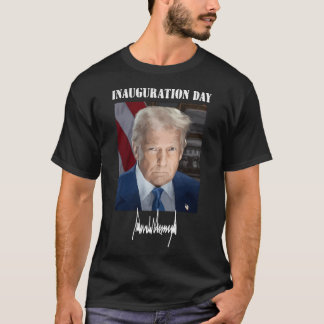 T-shirt Jour d'investiture 2025 Portrait présidentiel Don
