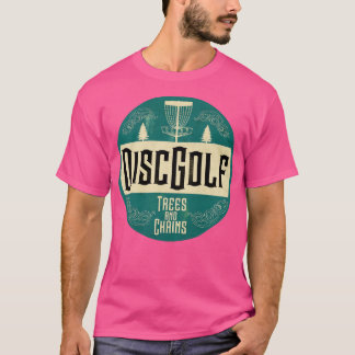 T-shirt Jour Disc Golf Arbres et Chains