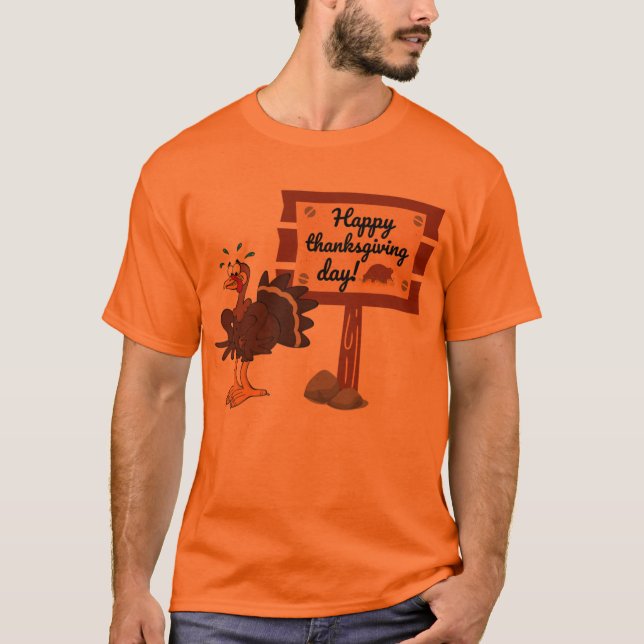 T-shirt Jour du bon thanksgiving amusant (Devant)