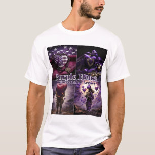 T-shirt Jour du coeur pourpre