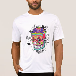 T-shirt Jour du crâne de Suagr artistique de l'illustratio