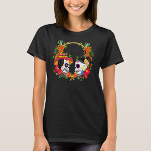 T-shirt Jour du crâne Dead Día de Muertos Amor Eterno C
