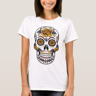 T-shirt jour du crâne mexicain des morts