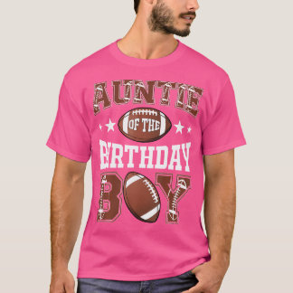 T-shirt Jour Du Jeu De Football Pour Enfants Tante De L'An