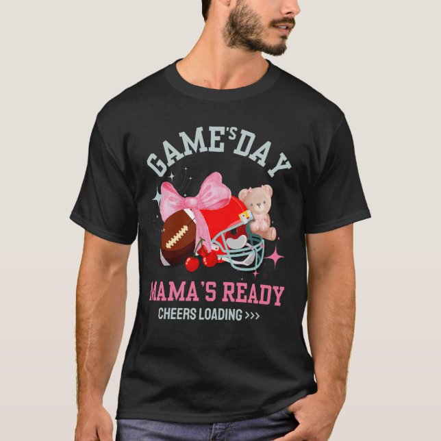 T-shirt JOUR DU JEU MAMA'S PRÊY Football Maman (Devant)