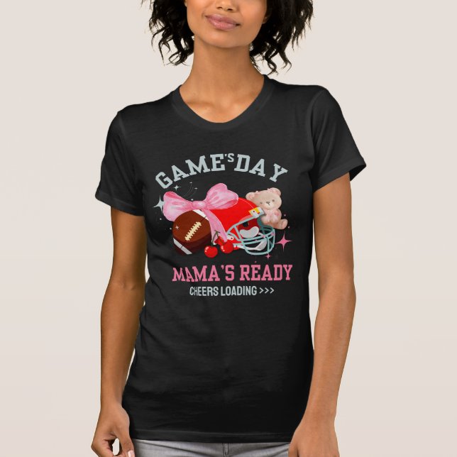 T-shirt JOUR DU JEU MAMA'S PRÊY Football Maman (Devant)