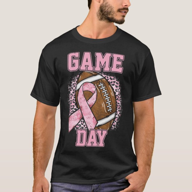 T-shirt Jour du Jeu - Sensibilisation au cancer du sein Fo (Devant)
