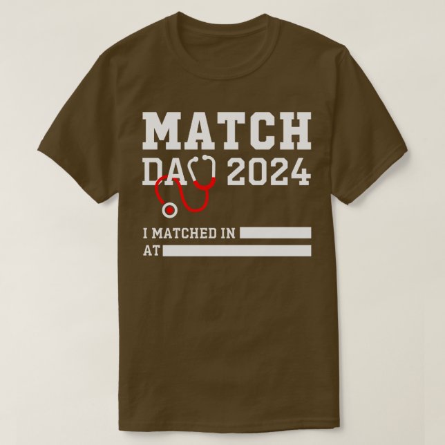 T-shirt Jour du match 2024 Résidence Médicale École du PNG (Design devant)